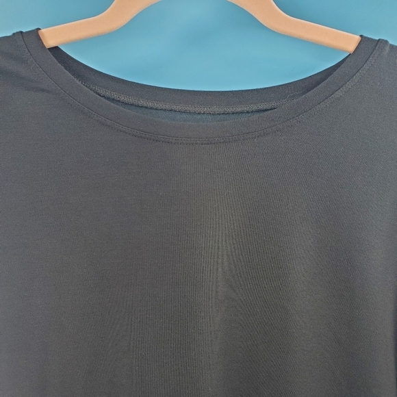 Cuddl Duds soft black long sleeve tee - Picture 4 of 8